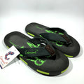 Cedarwood Comfort Walk Flip-Flops – Black/Green \big offer 50%Discount first 30 customer